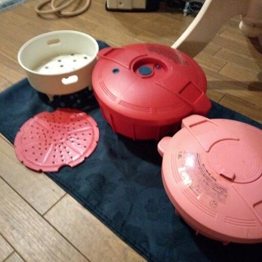 レンジ用圧力鍋二点