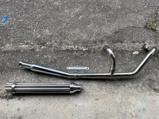 ドラッグスター400(キャブ車)2in1マフラー