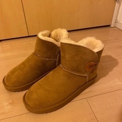 年末セール★ムートンブーツ新品　24cm  小さめ【再々値下げ】の画像
