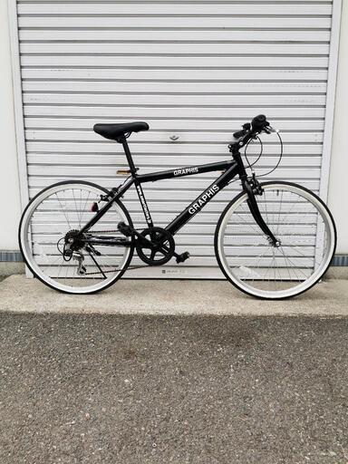 ☆前後タイヤ新古品☆ 24インチ 子供用クロスバイク 防犯登録料込!! [No.221]