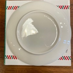 (新品】クリスマス　サンタクロース　ケーキ皿の画像