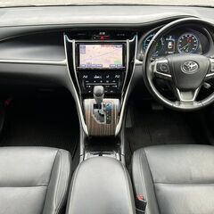 自社ローン　保証人不要　最大84回　頭金不要 トヨタ ハリアー2.5 ハイブリッド E-Four エレガンス 4WD　純正SDナビ　フルセグ地デジTV （ブラック）の画像