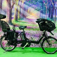 ❷ 4661子供乗せ電動自転車ブリヂストン3人乗り新品20インチ...