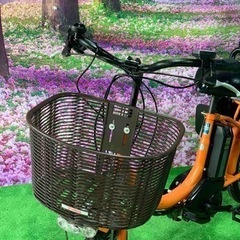 ❷ 4660子供乗せ電動自転車ヤマハ新品20インチ良好バッテリーの画像