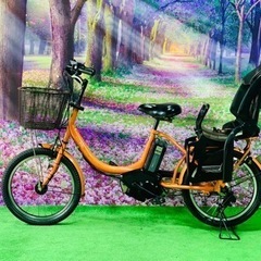 ❷ 4660子供乗せ電動自転車ヤマハ新品20インチ良好バッテリーの画像
