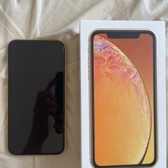 iPhoneXR 128GB SIMフリー　画面割れ