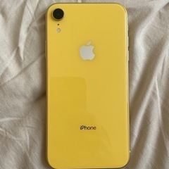 iPhoneXR 128GB SIMフリー　画面割れの画像