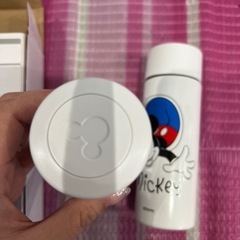 ミッキー　ミニーデザイン　アートオリジナルポケットボトルの画像