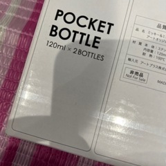 ミッキー　ミニーデザイン　アートオリジナルポケットボトルの画像