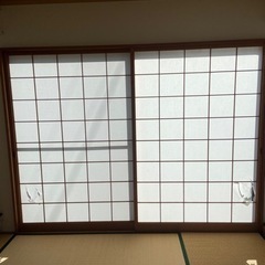 売ります 障子（高190×横130×奥3cm）×2 ※破れあり