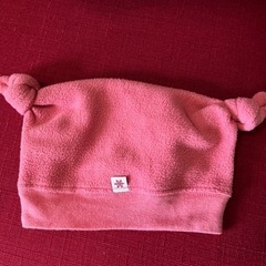 【未使用品】赤ちゃん暖か帽子　ROOTS フリースキャップの画像