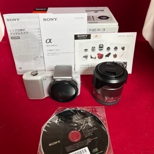 SONY α NEX-3  箱付き 取説付き  美品