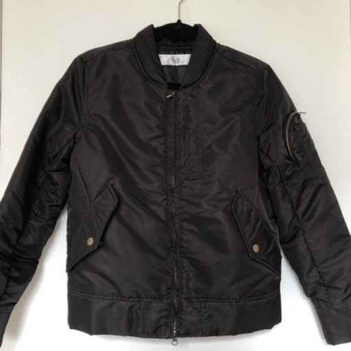 AKM エイケイエム　ナイロン　MA-1 ブルゾン　フライトジャケット　メンズS