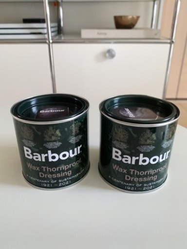 (未使用) Barbour Wax Thornproof Dressing ２個