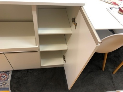 【リサイクルサービス八光　田上店　配達・設置OK】ニトリ　レンジ台　フォルムN　RE9090　WH