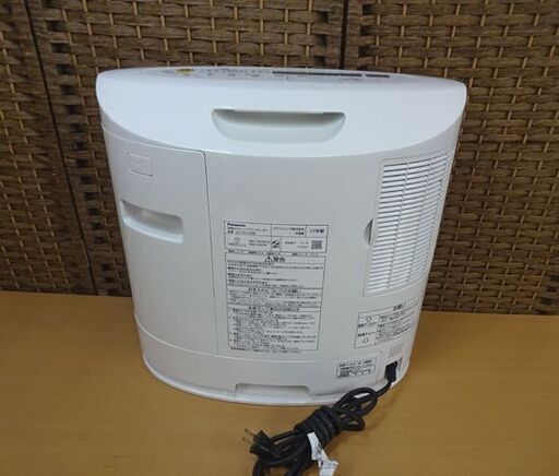パナソニック 加湿機能付きセラミックファンヒーター DS-FKX1205 2017年製 ホワイト ナノイー 温風ヒーター 札幌市 白石