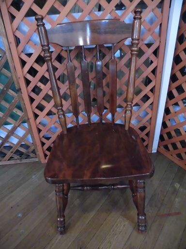 高級木製ダイニングチェア 柏木工 飛騨家具 飛騨高山 ウィンザーハイバックチェア（３～４脚あります。価格は１脚分です）