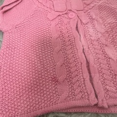 ニシキ　スウィートガール　鍵あみニット サイズ　90の画像
