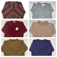 ざっくりニット 色々【新品】の画像