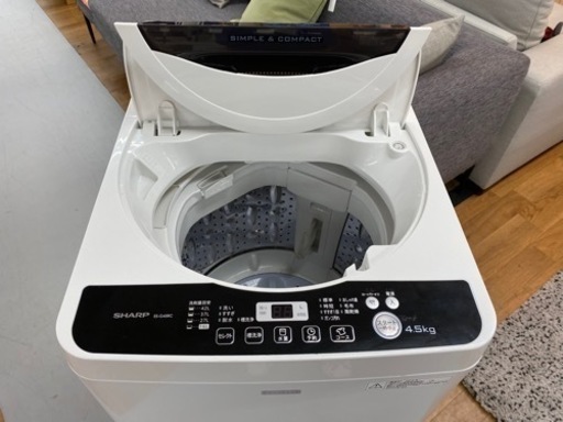 I570 ★ SHARP 洗濯機 （4.5㎏）★ 2016年製 ⭐動作確認済⭐クリーニング済