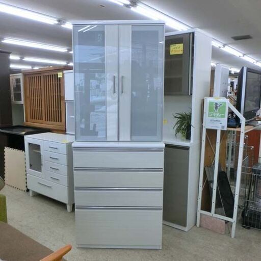 食器棚 ニトリ ポスティア 幅80.5cm 80.5×50×206cm スリム 札幌 西野店 食器棚 ニトリ ポスティア 幅80.5cm 80.5×50×206cm スリム 札幌