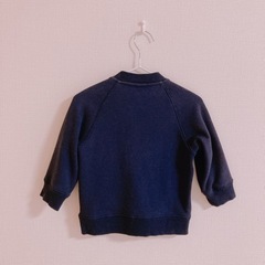 無印良品　裏起毛ブルゾン　80cmの画像