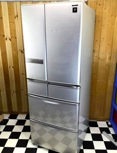 冷蔵庫　SHARP SJ-XF44T-S 2011年製　シルバー 440L フレンチドア　大容量　　動作確認OK♪