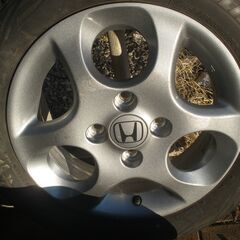ホンダ純正アルミホイール14インチ☆ブリヂストンREVO GZ155/65R14　4本セット！の画像
