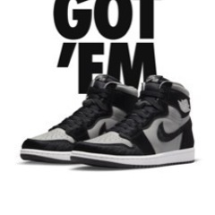 NIKE 27cm エアージョーダン1 medium grey