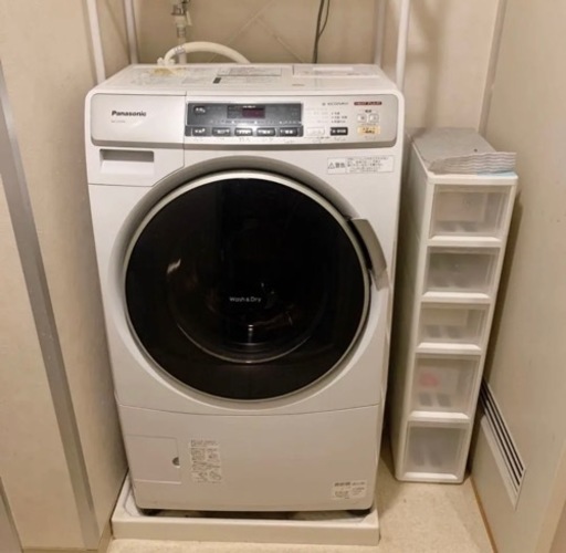 Panasonicドラム式洗濯機/斜めドラム式/洗濯剤無料で付けます。