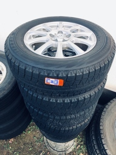 冬タイヤ 195/65R15 プリウス用アルミホイール付きスタッドレス 4本組