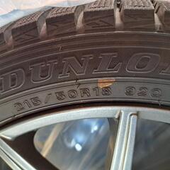 215/50 R18スタッドレスタイヤ4本　ホイール付き