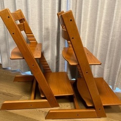 STOKKE 2脚セット プレゼント付 ベビーチェア ストッケ トリップトラップ の画像