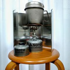 キャンプ用品　シングルバーナー他