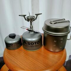 キャンプ用品　シングルバーナー他の画像