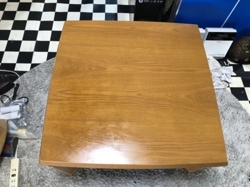 【リサイクルサービス八光　田上店　配達・設置OK】マルニ木工 こたつ(75×75cm) オリジナル ナチュラルブラウン色 MOF75E