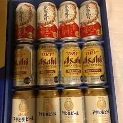アサヒスーパードライ生ビール花鳥風月など3,240円のギフトセット