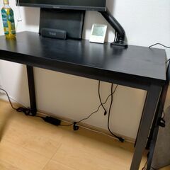 PCデスク　リモートワーク用　安定　パイプ太い（決め）の画像