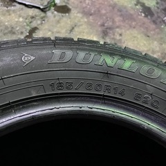 DUNLOP WINTERMAXX 02 185/60R14 スタッドレス 冬タイヤ 2本 2021年製の画像