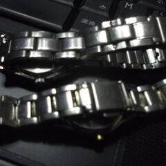 お下げ致します。SOLAR仕様２点！女性用腕時計！元気に稼働致しています。ＡＬＢＡ＆ＲＥＧＵＮＯはゴールドコンビです。の画像