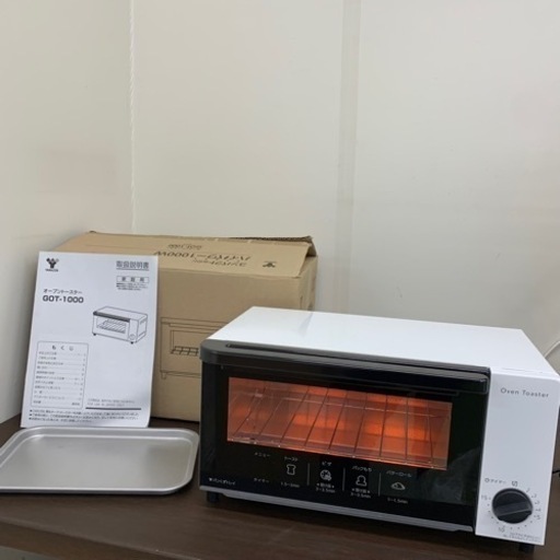 2/17 終NH ☆美品☆ 2019年製 オーブントースター YAMAZEN GOT-1000 山善 キッチン 家電 菊E
