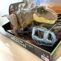 新品‼️ジュラシックワールド メガアタック! T-レックス (全長:54㎝)の画像