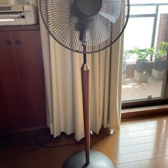 national vintage 扇風機 木目調
