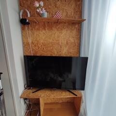 OSB合板　DIY　収納棚　壁面収納棚の画像