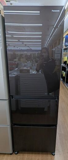 Panasonic 3ドア冷蔵庫 NR-C370GC-T 2019年　ag-ad050