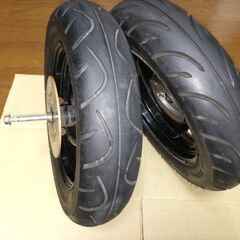 【販売終了】■DUNLOP■タイヤホイール前後set■Ｆディスク...