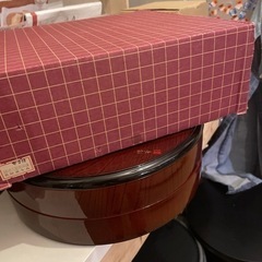 寿司桶　　2段　おせち　手巻き寿司　おそらく未使用の画像