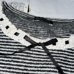 【新品】裏フリース 長袖長パンツセット モノトーンの画像