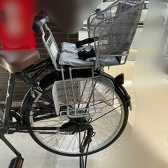 子供乗せ自転車☆チャイルドシート付きママチャリの画像