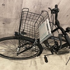 ☆未使用車丸石サイクル カゴ付きクロスバイク 自転車 27インチ 6段変速